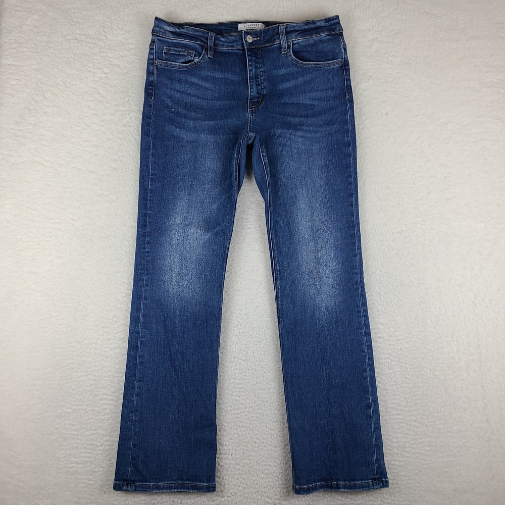 Lovervet By Vervet Jeans Womens 32x32 Blue‎ Slim Boot Cut Medium Wash Denim *